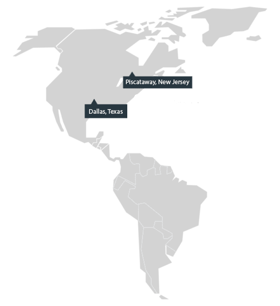 World Map showing Amazon Strategy logistics locations
